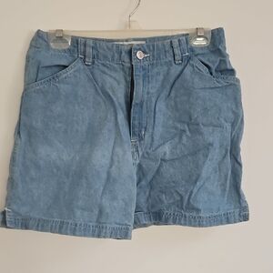 Women's Blue Denim Jean Shorts